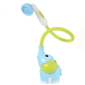 Yookidoo Baby Bath Shower Head - Elephant Water Pump and Trunk Spout Rinser NIB